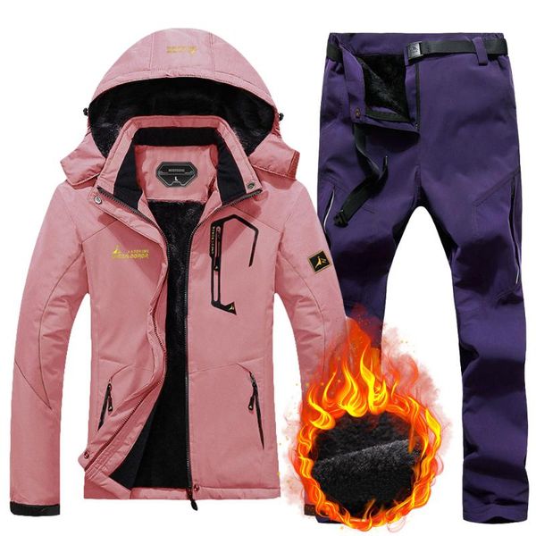 skiing suits women's ski suit winter thermal warm jacket pants set windproof waterproof snowboarding female snow coat
skiing suits women's ski suit winter thermal warm jacket pants set windproof waterproof snowboarding female snow coat