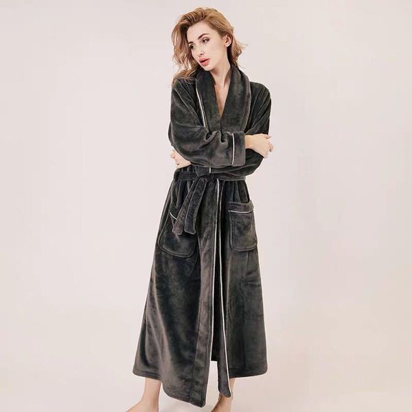elegance women bathrobes warm bath robe thick flannel winter homewear women dressing gown coral fleece robes, Black;red
elegance women bathrobes warm bath robe thick flannel winter homewear women dressing gown coral fleece robes, Black;red