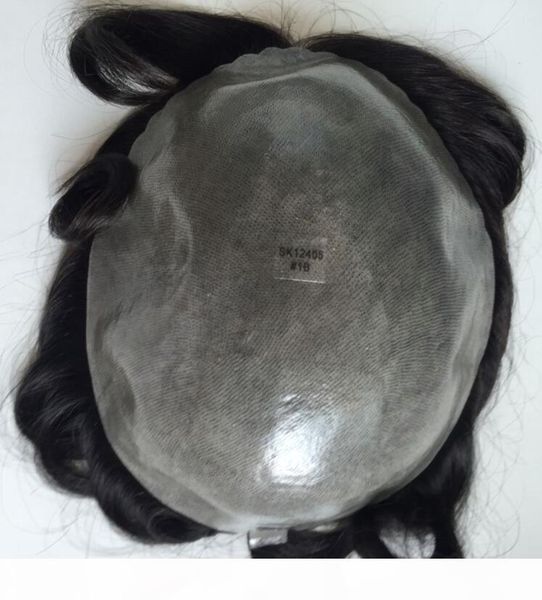 stocked mens toupee super full thin skin human hair replacement for men 32mm wave toupees dhl fedex tnt fast express ing, Black
stocked mens toupee super full thin skin human hair replacement for men 32mm wave toupees dhl fedex tnt fast express ing, Black