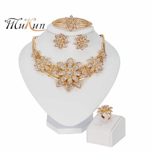 mukun nigerian wedding bridal jewelry luxury dubai gold color jewelry sets for women flowers necklace african beads set, Silver
mukun nigerian wedding bridal jewelry luxury dubai gold color jewelry sets for women flowers necklace african beads set, Silver