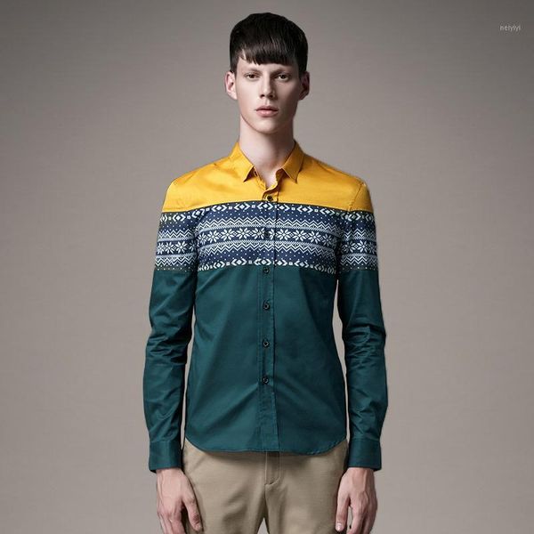 men's casual shirts fashion male men's spring three contrast color stitching slim long-sleeved shirt m066001, White;black
men's casual shirts fashion male men's spring three contrast color stitching slim long-sleeved shirt m066001, White;black