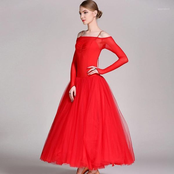 new ballroom dance dress modern waltz standard competition black lace dress1, Black;red
new ballroom dance dress modern waltz standard competition black lace dress1, Black;red