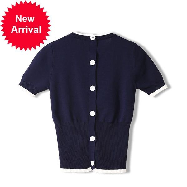 2021 new fashion women's summer clothes blue shield eleganr single breasted fine chic shape short-sleeves shirt s3y0, White;black
2021 new fashion women's summer clothes blue shield eleganr single breasted fine chic shape short-sleeves shirt s3y0, White;black
