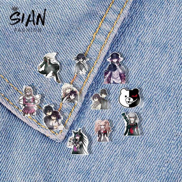 pins, brooches sian game anime danganronpa pins acrylic art po cartoons lapel pin brooch resin badge for clothes decoration jewelry, Gray
pins, brooches sian game anime danganronpa pins acrylic art po cartoons lapel pin brooch resin badge for clothes decoration jewelry, Gray
