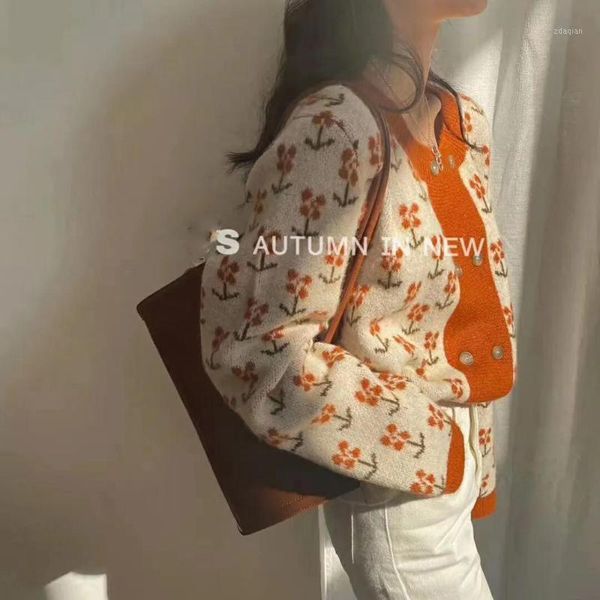 women's knits & tees 3xl orange fashion knitted cardigans woman sweaters flower korean japan style ropa de mujer sweater women1, White
women's knits & tees 3xl orange fashion knitted cardigans woman sweaters flower korean japan style ropa de mujer sweater women1, White