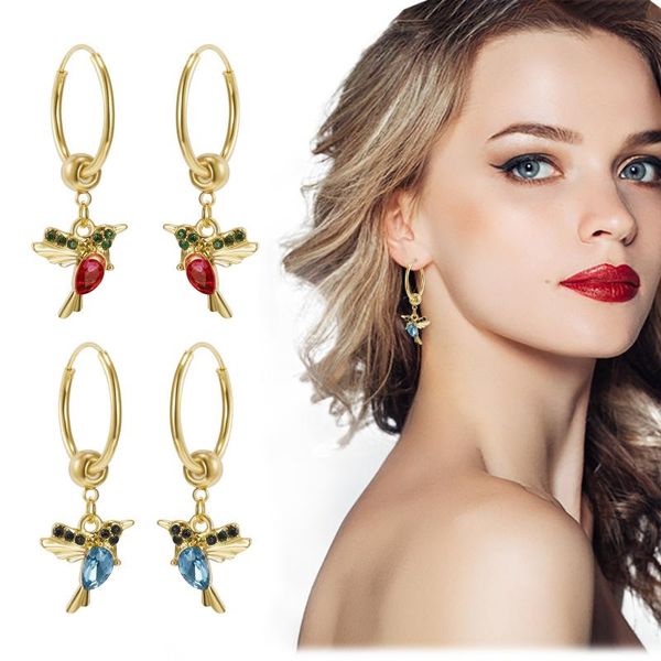 vintage winged hummingbird bird ear animal earrings butterfly earrings popular, Golden;silver
vintage winged hummingbird bird ear animal earrings butterfly earrings popular, Golden;silver