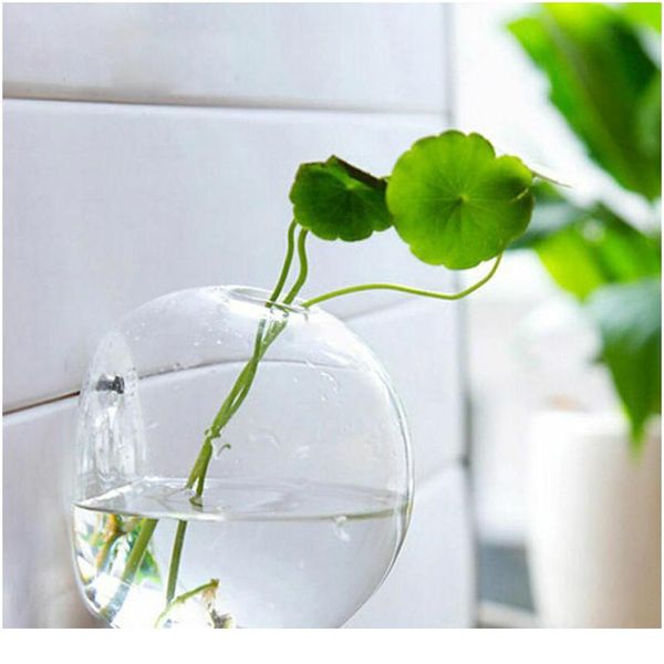 new garden supplies home hanging glass ball vase flower planter pots terrarium container home garden decoratio wmtgbq