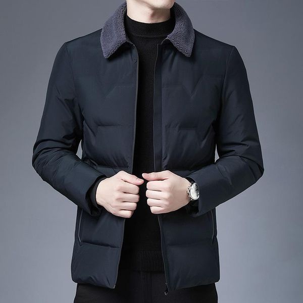 cattle 2020 new men in winter 90 middle-aged white duck down coats wool collar warm father 9905, Black
cattle 2020 new men in winter 90 middle-aged white duck down coats wool collar warm father 9905, Black