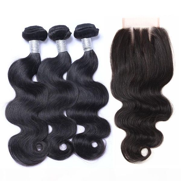 peruvian body wave virgin human hair weaves 3 bundles with lace closures 100% unprocessed cuticle aligned remy hair extensions natural color, Black
peruvian body wave virgin human hair weaves 3 bundles with lace closures 100% unprocessed cuticle aligned remy hair extensions natural color, Black