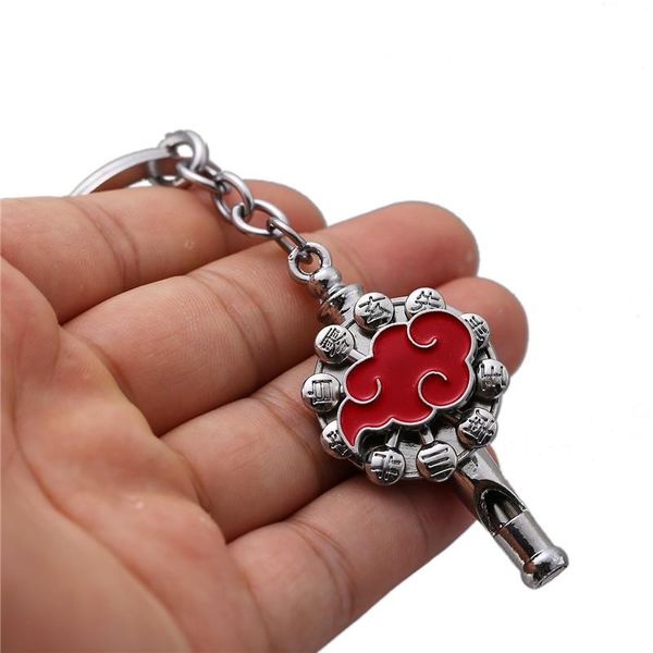 hsic naruto keychain akatsuki cloud rotatable key chains itachi uchiha whistle alloy key chain ring pendant anime jewelry hc1237, Silver
hsic naruto keychain akatsuki cloud rotatable key chains itachi uchiha whistle alloy key chain ring pendant anime jewelry hc1237, Silver