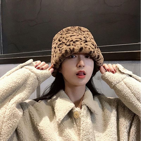 imitation rabbit hair rose korean version of the bucket hat network leopard fisherman hat female inside korean fashion plush pot, Black;white
imitation rabbit hair rose korean version of the bucket hat network leopard fisherman hat female inside korean fashion plush pot, Black;white