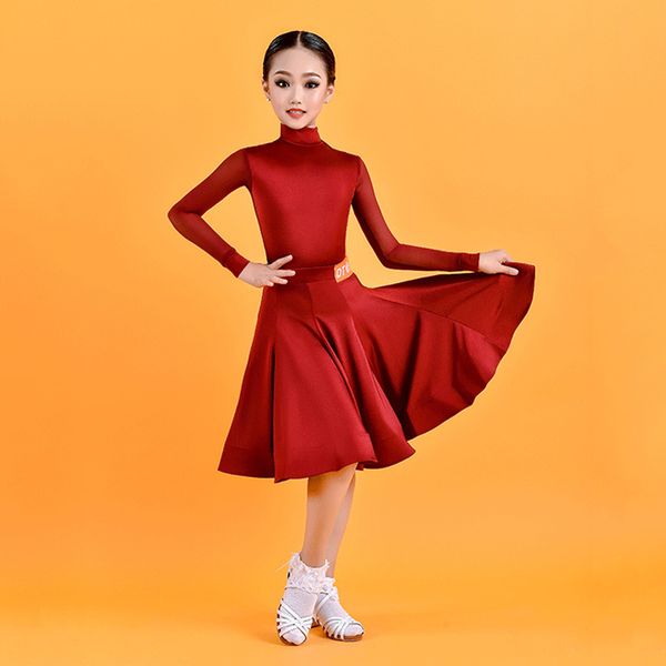mesh latin dancing dress for girls red latina competition clothes stage costume salsa dance wear sumba dance outfits jl1910, Black;red
mesh latin dancing dress for girls red latina competition clothes stage costume salsa dance wear sumba dance outfits jl1910, Black;red