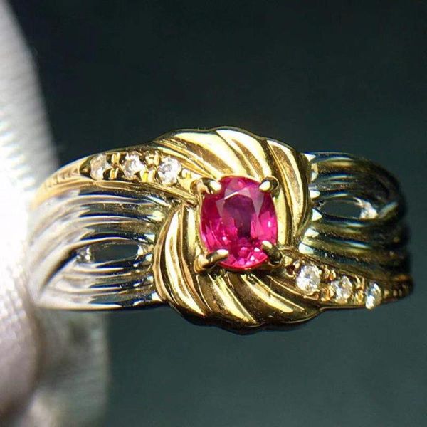 cluster rings fine jewelry real 18k gold 100% natural 0.26ct red ruby gemstone luxury diamonds stone female ring for women, Golden;silver
cluster rings fine jewelry real 18k gold 100% natural 0.26ct red ruby gemstone luxury diamonds stone female ring for women, Golden;silver