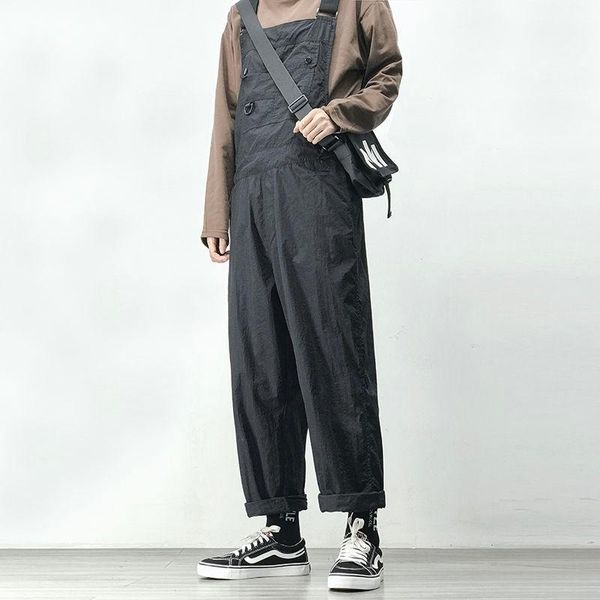 men's pants 2021 spring and autumn youth fashion loose simple solid color couple bib all-match casual coral red/black1, Black
men's pants 2021 spring and autumn youth fashion loose simple solid color couple bib all-match casual coral red/black1, Black