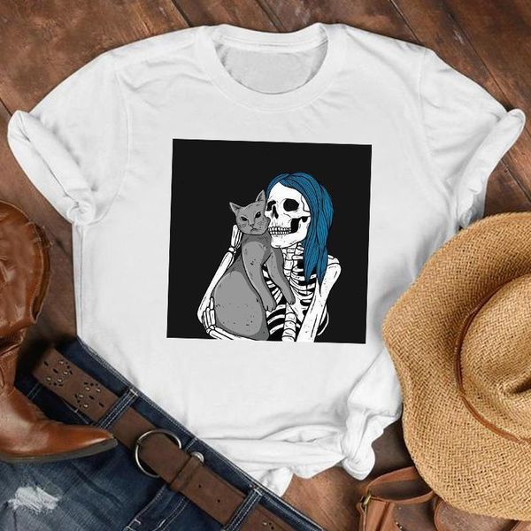 women lady printed cat funny pet 90s fashion clothing shirt clothes tshirt female print t tee womens graphic t-shirt, White
women lady printed cat funny pet 90s fashion clothing shirt clothes tshirt female print t tee womens graphic t-shirt, White