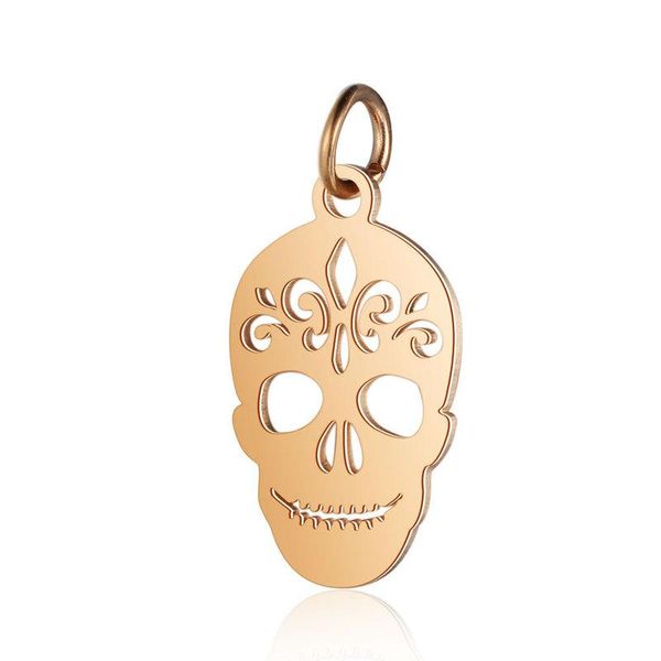 rose gold 5pcs lot stainless steel skull pendant charms with hook for diy necklace findings crafts halloween jewelry making sqckzu, Bronze;silver
rose gold 5pcs lot stainless steel skull pendant charms with hook for diy necklace findings crafts halloween jewelry making sqckzu, Bronze;silver