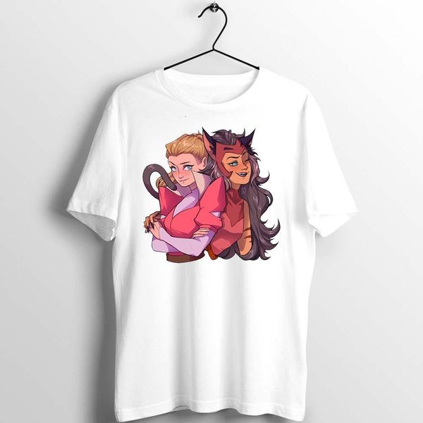 men women t shirt she ra and catra cool funny cartoon artwork printed custom loose leisure casual cotton basic tees, White;black
men women t shirt she ra and catra cool funny cartoon artwork printed custom loose leisure casual cotton basic tees, White;black