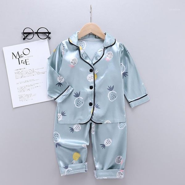 autumn baby kids girls boys pineapple print sleepwear set kids cute long sleeve blouse +pants pajamas1, White
autumn baby kids girls boys pineapple print sleepwear set kids cute long sleeve blouse +pants pajamas1, White