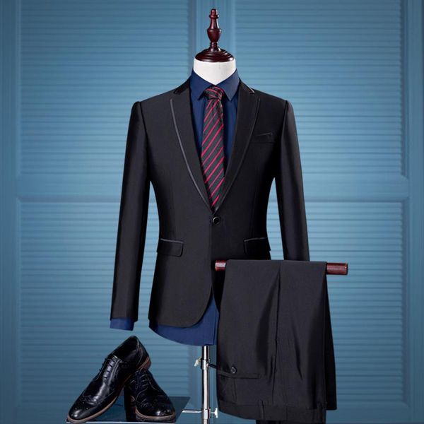 men's suits & blazers ( jackets + pants ) high-end brand groom wedding dress fashion boutique solid color men slim formal business, White;black
men's suits & blazers ( jackets + pants ) high-end brand groom wedding dress fashion boutique solid color men slim formal business, White;black