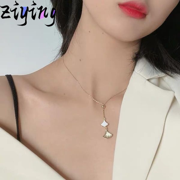 2020 new necklace chain trendy girl ginkgo biloba women multilayer silver color trendy stainless steel necklaces jewelry collier
2020 new necklace chain trendy girl ginkgo biloba women multilayer silver color trendy stainless steel necklaces jewelry collier