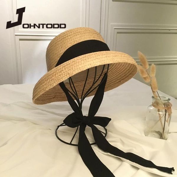 brand women' summer sun hat handmade raffia cap visor ribbon hat wide side travel vacation beach bonnets for women designer, Blue;gray
brand women' summer sun hat handmade raffia cap visor ribbon hat wide side travel vacation beach bonnets for women designer, Blue;gray
