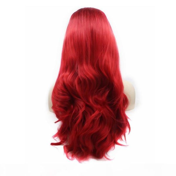 fashion long body wave hair black roos ombre red lace front wig heat resistant synthetic wigs for women fiber hair
fashion long body wave hair black roos ombre red lace front wig heat resistant synthetic wigs for women fiber hair