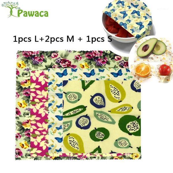 food savers & storage containers 4pcs eco friendly grade beeswax wrap fresh keeping cloth reusable fruit washable covers lids large size1
food savers & storage containers 4pcs eco friendly grade beeswax wrap fresh keeping cloth reusable fruit washable covers lids large size1