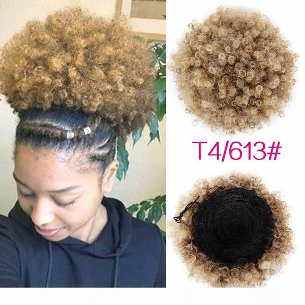 synthetic curly hair ponytail african american short afro kinky curly wrap synthetic drawstring puff pony tail hair extensions, Black
synthetic curly hair ponytail african american short afro kinky curly wrap synthetic drawstring puff pony tail hair extensions, Black