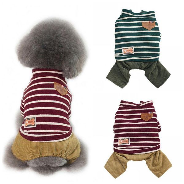 pet autumn & winter english style stripes four feet cotton padded coat for small and medium dogs
pet autumn & winter english style stripes four feet cotton padded coat for small and medium dogs