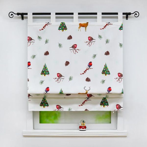 roman curtain christmas tree animal fawn shade sheer drapery tab for kitchen holiday decor living room balcony tulle
roman curtain christmas tree animal fawn shade sheer drapery tab for kitchen holiday decor living room balcony tulle