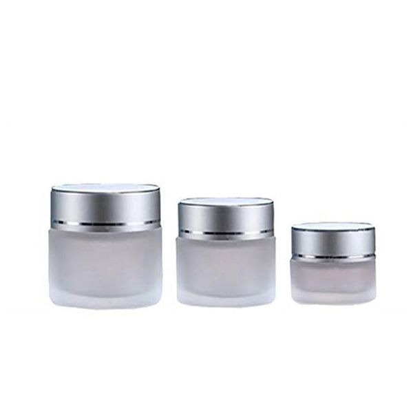 5g 10g 15g 20g 30g 50g frosted glass cosmetic jar empty face cream storage container refillable sample bottle with silver lids
5g 10g 15g 20g 30g 50g frosted glass cosmetic jar empty face cream storage container refillable sample bottle with silver lids
