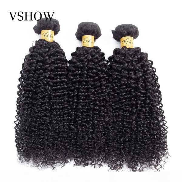 vshow mongolian kinky curly hair human hair weave 3 bundles deals natural color middle ratio remy hair weave extensions, Black;brown
vshow mongolian kinky curly hair human hair weave 3 bundles deals natural color middle ratio remy hair weave extensions, Black;brown