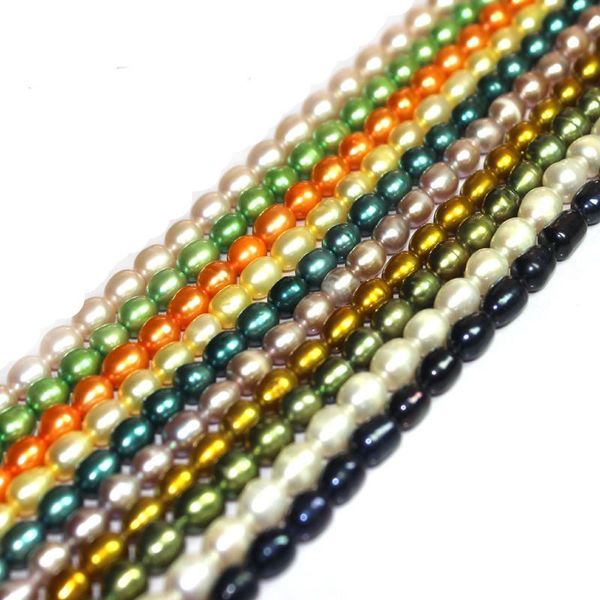 choose the colors wholesale handwork diy jewelry findings 5-6mm olivary rice freshwater culuted pearl beads 15
choose the colors wholesale handwork diy jewelry findings 5-6mm olivary rice freshwater culuted pearl beads 15