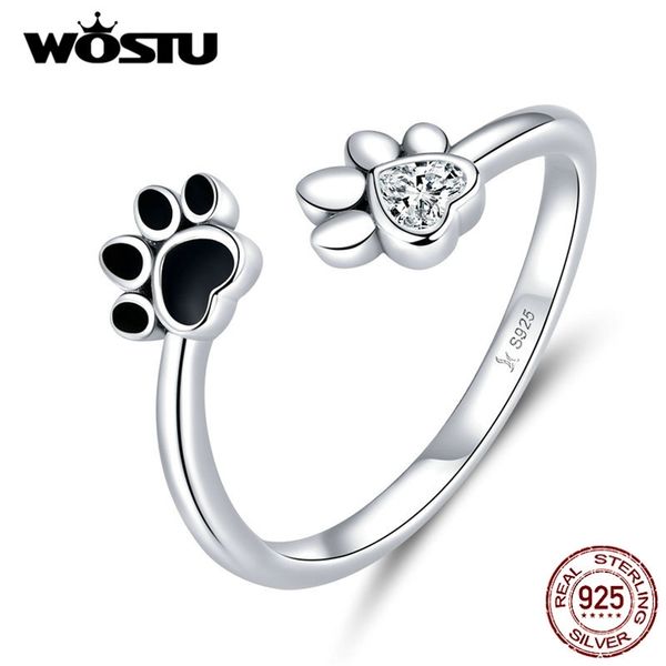 wostu 100% 925 стерлинговое серебро paw paw домашние животные кольцо для женщин свадебный участок регулируемые кольца мода ювелирные изделия, Silver
wostu 100% 925 стерлинговое серебро paw paw домашние животные кольцо для женщин свадебный участок регулируемые кольца мода ювелирные изделия, Silver
