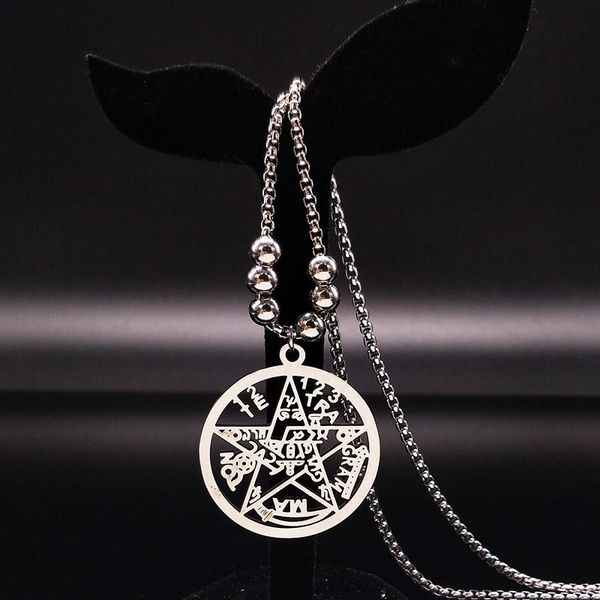 pendant necklaces 10pcs pentagram stainless steel long necklace for men jewelry silver color choker wicca maxi colar n17791
pendant necklaces 10pcs pentagram stainless steel long necklace for men jewelry silver color choker wicca maxi colar n17791