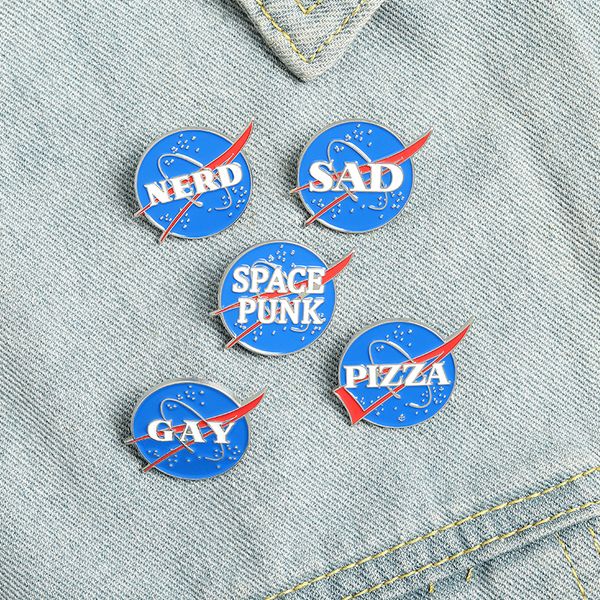 blue round enamel pin gay space punk nerd sad pizza badge brooch lapel pin denim jeans shirt bag cartoon jewelry gift for friends, Gray
blue round enamel pin gay space punk nerd sad pizza badge brooch lapel pin denim jeans shirt bag cartoon jewelry gift for friends, Gray