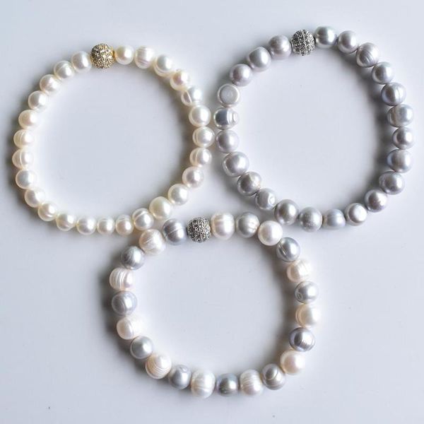 fashion 100% real natural freshwater pearl near round charm beads bracelet for women men jewelry ing, Black
fashion 100% real natural freshwater pearl near round charm beads bracelet for women men jewelry ing, Black