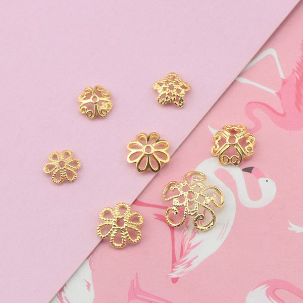 a pair 925 sterling silver flower bead caps gold color bead caps for necklace&bracelet jewelry making findings needlework diy
a pair 925 sterling silver flower bead caps gold color bead caps for necklace&bracelet jewelry making findings needlework diy