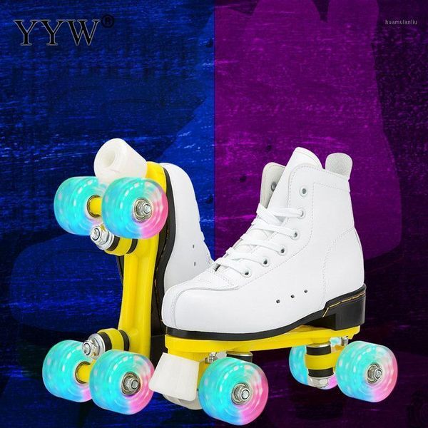 pu leather roller skates double line skates white pu 4 wheels two line skating shoes men women children patines1
pu leather roller skates double line skates white pu 4 wheels two line skating shoes men women children patines1