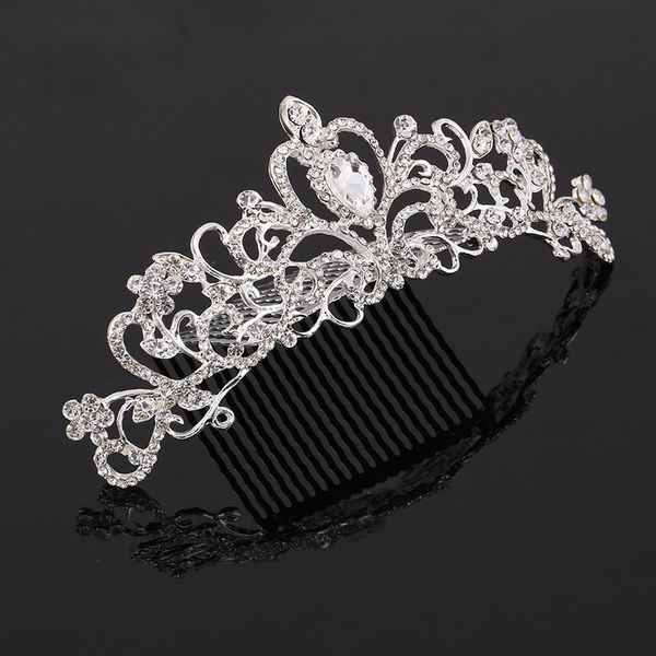 new headdress wedding hair accessories for women hair jewelry headband gold crystal tiara pageant crowns diadem bridal comb, Golden;silver
new headdress wedding hair accessories for women hair jewelry headband gold crystal tiara pageant crowns diadem bridal comb, Golden;silver