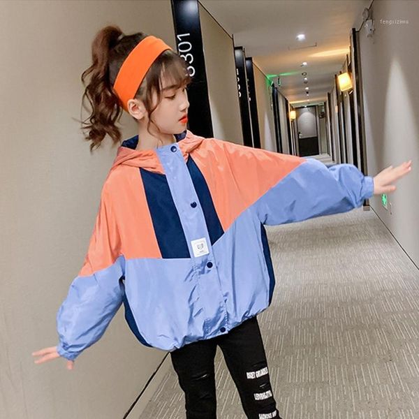 coat children's cardigan windbreaker autumn teenage girl long sleeve hooded trench kids outerwear fashion loose casual jackets1, Blue;gray
coat children's cardigan windbreaker autumn teenage girl long sleeve hooded trench kids outerwear fashion loose casual jackets1, Blue;gray