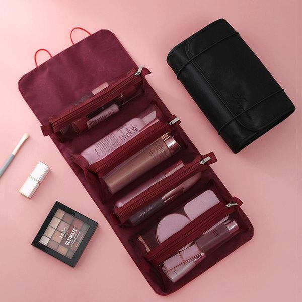 four in one detachable cosmetic beauty tools bag woman portable big capacity makeup organizer folding travel mesh toiletry pouch
four in one detachable cosmetic beauty tools bag woman portable big capacity makeup organizer folding travel mesh toiletry pouch