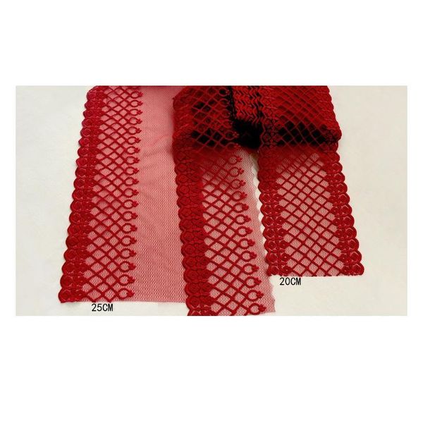 2meter/lot 15cm/20cm/25cm wine red good quality soft net lingge grid embroidery mesh fabric sewing textile mater jllnmb
2meter/lot 15cm/20cm/25cm wine red good quality soft net lingge grid embroidery mesh fabric sewing textile mater jllnmb
