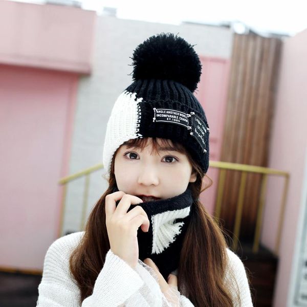 2018 new chenille knitted hat scarf set women winter hat with pompom warm thickening beanie thick skullies female cap girl gift wmtqis, Black;white
2018 new chenille knitted hat scarf set women winter hat with pompom warm thickening beanie thick skullies female cap girl gift wmtqis, Black;white