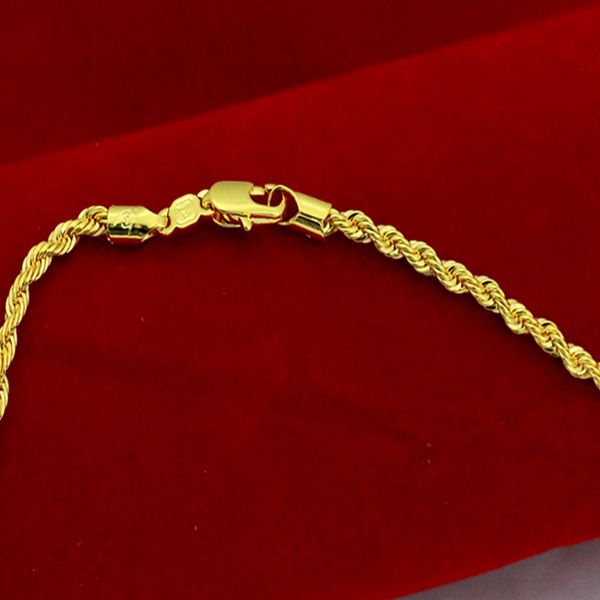 twisted chain solid 18k yellow gold filled rope chain for women men 18 inches, Silver
twisted chain solid 18k yellow gold filled rope chain for women men 18 inches, Silver