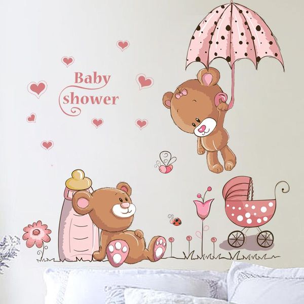 wall stickers cartoon cute bear baby umbrella nursing bottle girls room bedroom warobe decoration mural art animal decal
wall stickers cartoon cute bear baby umbrella nursing bottle girls room bedroom warobe decoration mural art animal decal