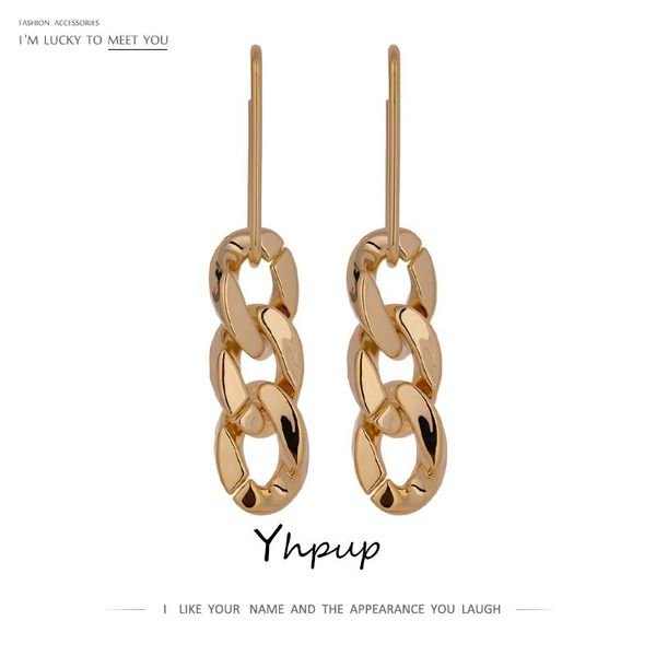 yhpup statement golden metal geometric long dangle earrings copper jewelry stylish texture new design earrings for women gift, Silver
yhpup statement golden metal geometric long dangle earrings copper jewelry stylish texture new design earrings for women gift, Silver