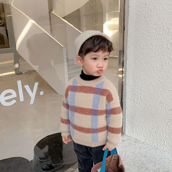 new mink in winter aokids children's boys' khaki thickened plaid sweater baby warm fashion 1kq3sjm1, Blue
new mink in winter aokids children's boys' khaki thickened plaid sweater baby warm fashion 1kq3sjm1, Blue