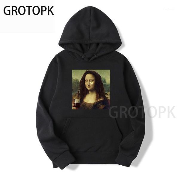 women's hoodies & sweatshirts spoof mona lisa camisetas womens graphic sweatshirt print casual women's o neck harajuku long sleeve, Black
women's hoodies & sweatshirts spoof mona lisa camisetas womens graphic sweatshirt print casual women's o neck harajuku long sleeve, Black