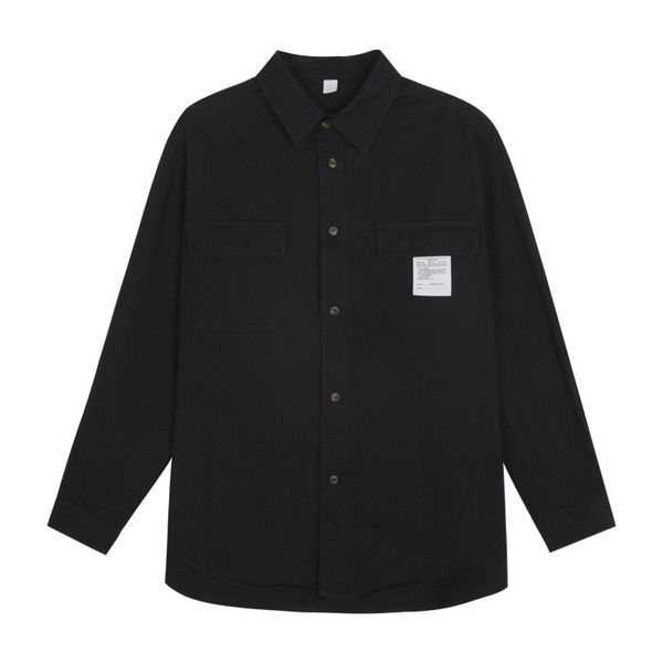 2021 new double pocket lapel with sleeve female korean autumn solid color breasted seam casual shirt jacket vpjt, Black;brown
2021 new double pocket lapel with sleeve female korean autumn solid color breasted seam casual shirt jacket vpjt, Black;brown